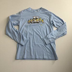 Adidas ORIGINALS HENRY JONES TRUCK LONG SLEEVE T-SHIRT TEE LIGHT BLUE‎ MEN SMALL